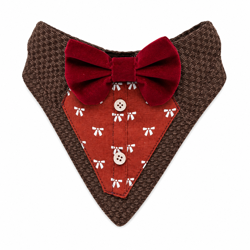 Bandana Esmoquin Para Gatos Accesorio Formal de Gala