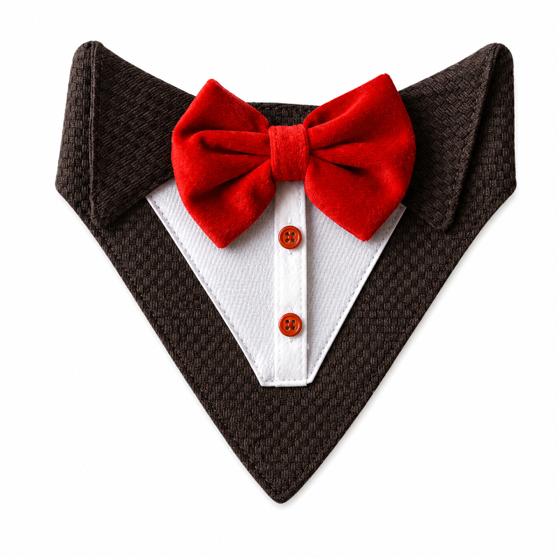 Bandana Esmoquin Para Gatos Accesorio Formal de Gala