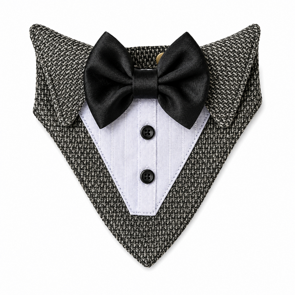 Bandana Esmoquin Para Perros y Gatos Accesorio Formal de Gala