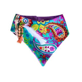 Bandana Estampada Morado Para Perros Y Gatos - Moxy Pet Box
