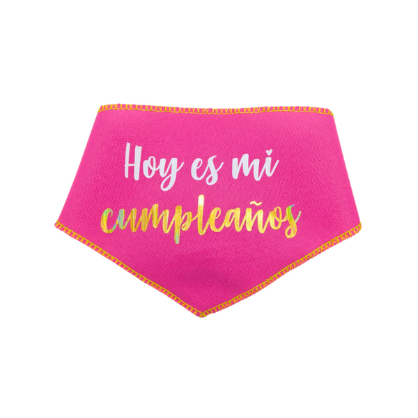 Bandanas De Cumpleaños Para Mascotas Rosado - Moxy Pet Box