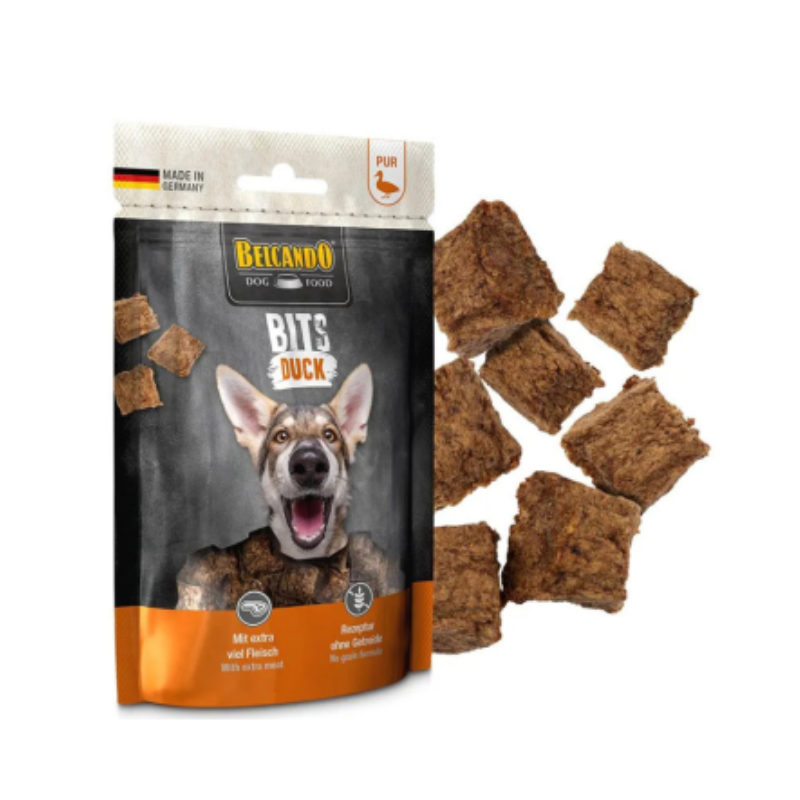 Belcando Snacks Bits De Pato 90g Premios Naturales Para Perros - Moxy Pet Box