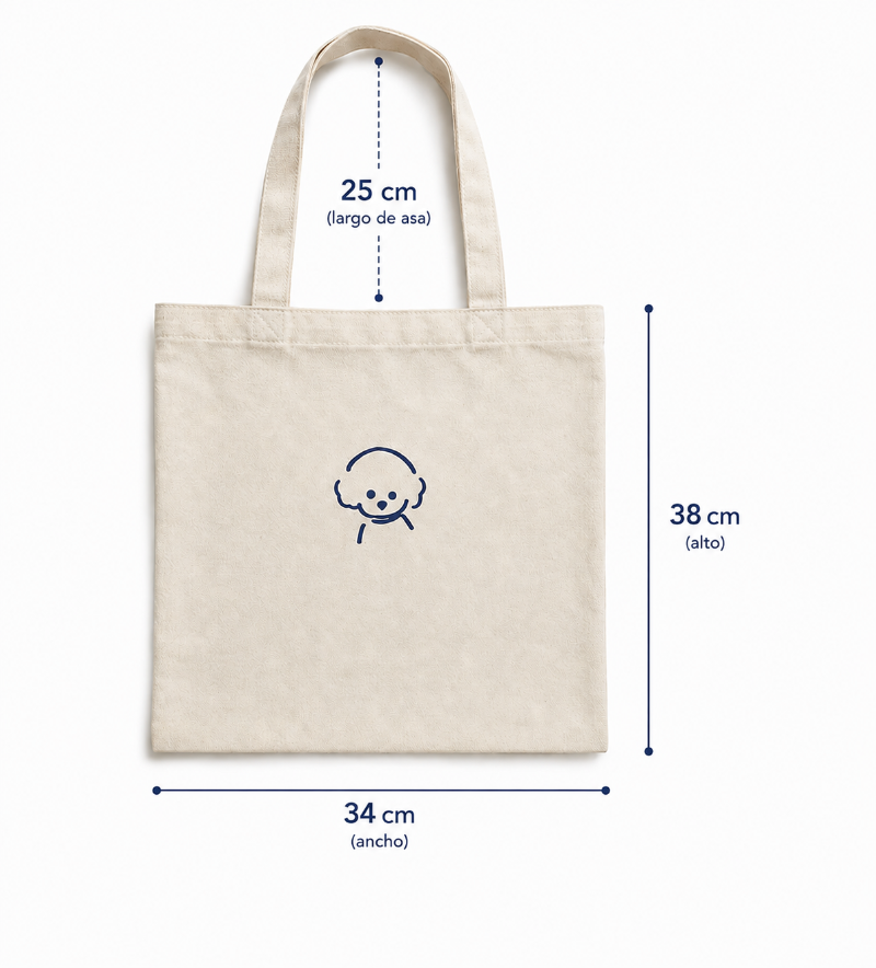 Bolsa De Tela/ Totebag- Perro