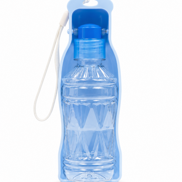 Botella De Agua Para Mascotas Azul