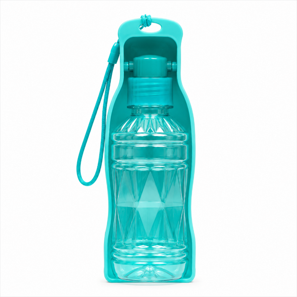 Botella De Agua Para Mascotas Verde Agua