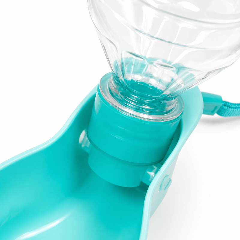 Botella De Agua Para Mascotas Verde Agua