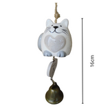Campana Colgante Con Diseño De Gato - Blanco - Moxy Pet Box