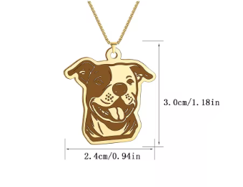 Collar De Acero Inoxidable De Pitbull