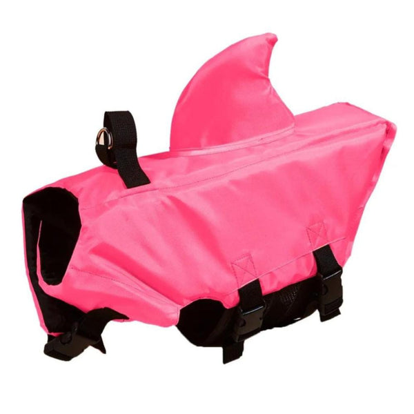 Chaleco Salvavidas De Tiburón - Rosado - Moxy Pet Box