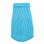 Chaleco Tejido Azul Para Mascotas Talla S