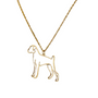 Collar De Acero Inoxidable De Boxer - Moxy Pet Box