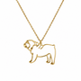 Collar De Acero Inoxidable De Bulldog Inglés