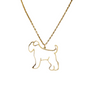 Collar De Acero Inoxidable De Schnauzer - Moxy Pet Box