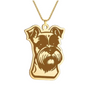 Collar De Acero Inoxidable De Schnauzer - Moxy Pet Box