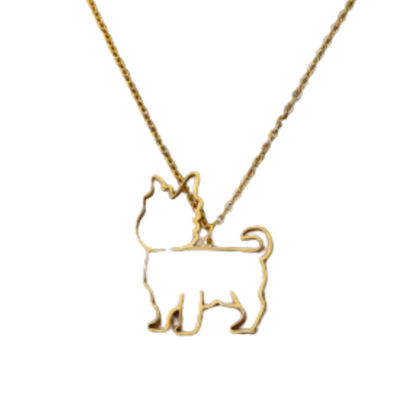 Collar De Acero Inoxidable De Westie - Moxy Pet Box