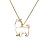 Collar De Acero Inoxidable De Westie - Moxy Pet Box