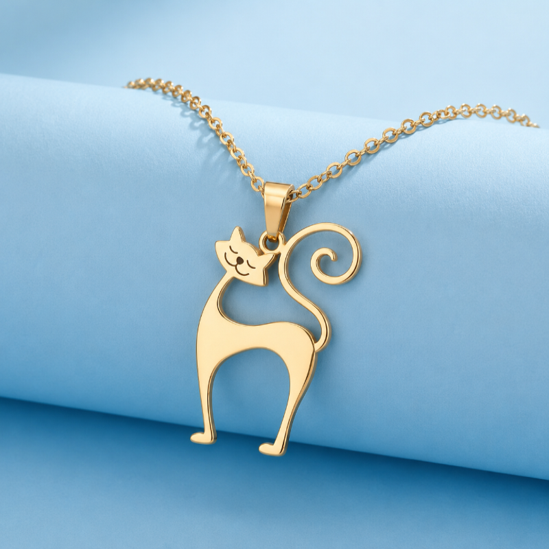 Collar De Gato De Acero Inoxidable