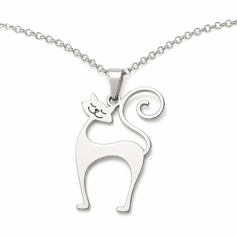 Collar De Gato De Acero Inoxidable