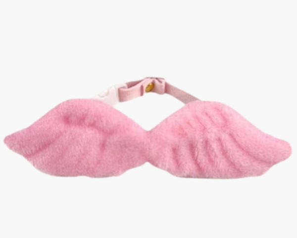 Collar Diseño De Alas Para Perros Y Gatos Rosado - Moxy Pet Box 