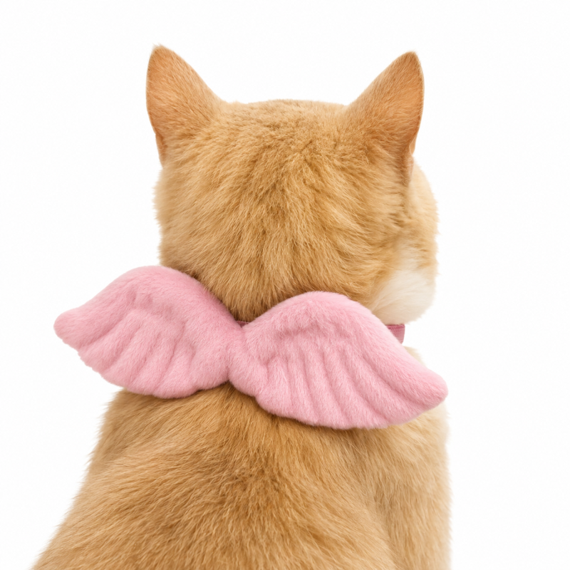 Collar Diseño De Alas Para Perros Y Gatos