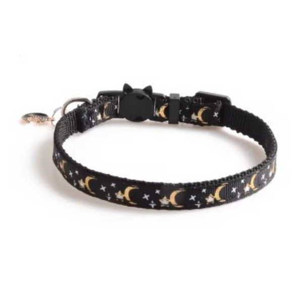 Collar Negro De Gato Con Colgante Para Perro Y Gato - Moxy Pet Box