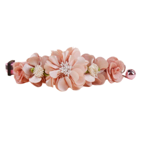 Collar Para Mascotas Con Flores Rosa Para Mascotas - Moxy Pet Box