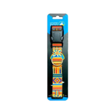 Collar Para Perros Wonder Dog Ajustable Diseño Tribal Naranja - Moxy Pet Box