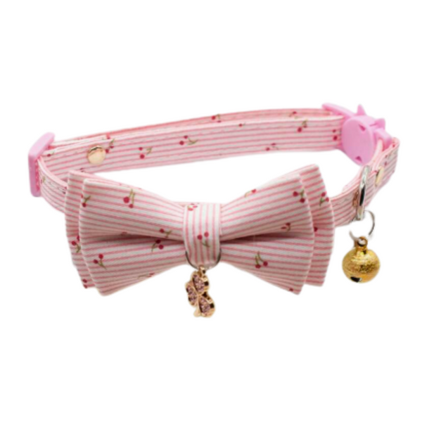 Collar Rosado De Trébol Para Mascotas 30cm - Moxy Pet Box