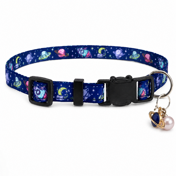 Collar Saturno Ajustable Para Gatos y Cachorros 20-32 cm