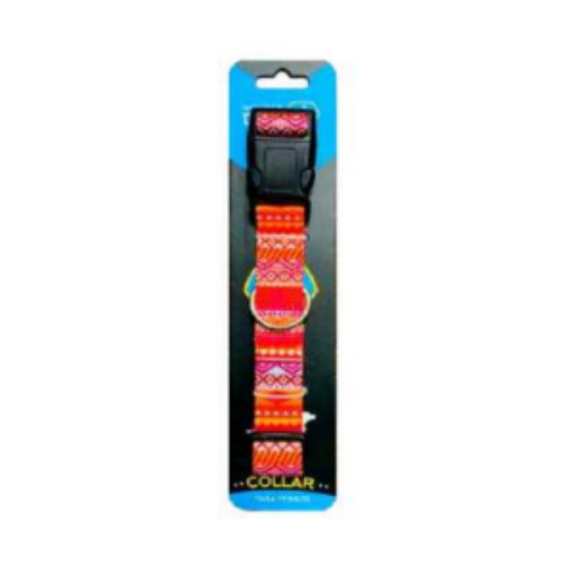 Collar Wonder Dog Rosado Diseño Alegre Y Resistente - Moxy Pet Box