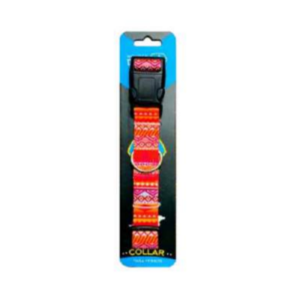 Collar Wonder Dog Rosado Diseño Alegre Y Resistente - Moxy Pet Box