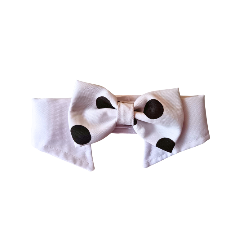 Corbatín Blanco Para Perros Y Gato - Moxy Pet Box