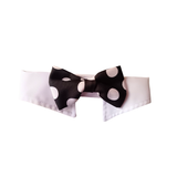 Corbatín Negro Con Lunares Para Perros Y Gatos - Moxy Pet Box