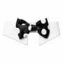 Corbatín Negro Con Lunares Para Perros Y Gatos L (36cm)