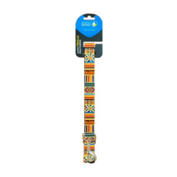 Correa Para Perros Wonder Dog Diseño Tribal Naranja - Moxy Pet Box