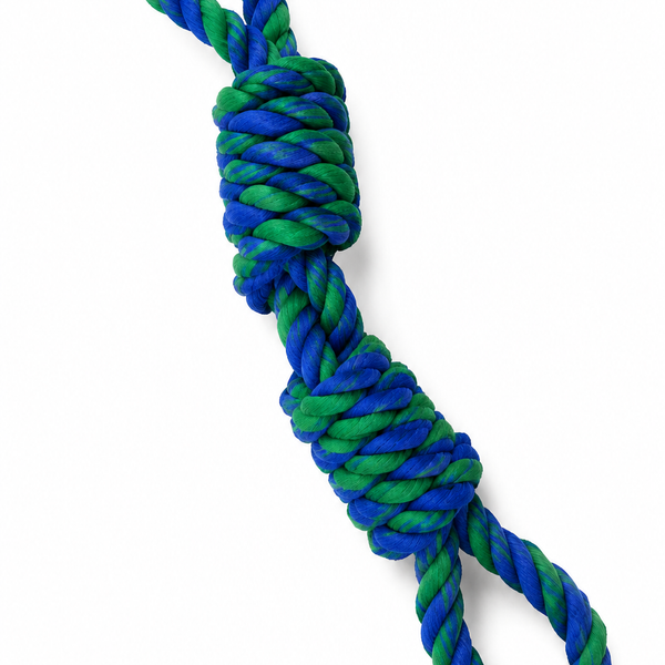 Cuerda Mordedora Para Perros Grandes - Azul