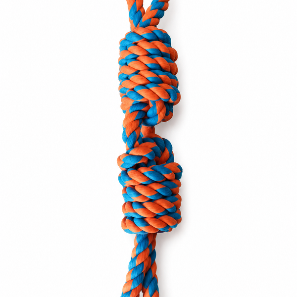 Cuerda Mordedora Para Perros Grandes - Naranja