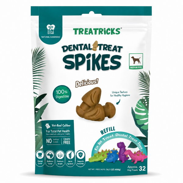 Dental Treat Spikes Snack Recarga Sabor Pollo