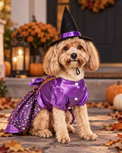 Disfraz De Bruja Para Mascotas Para Halloween