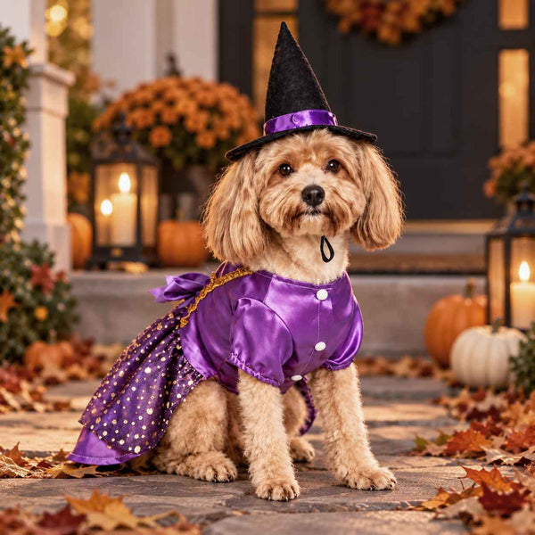 Disfraz De Bruja Para Mascotas Para Halloween