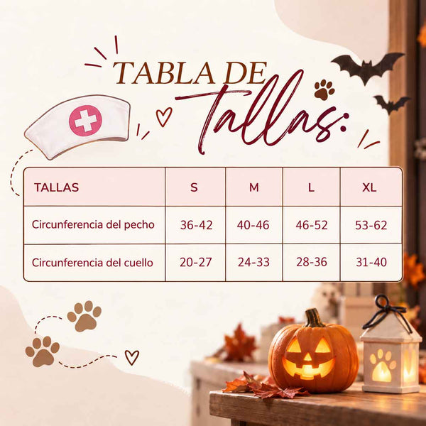 Disfraz De Enfermera Para Mascotas Para Halloween