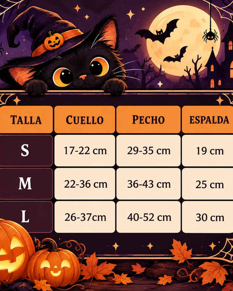 Disfraz De Gato Negro Con Calabaza Para Mascotas