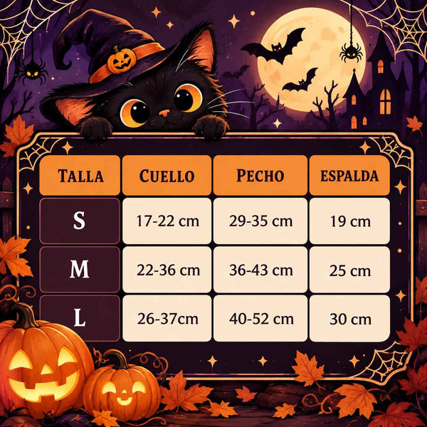 Disfraz De Gato Negro Con Calabaza Para Mascotas