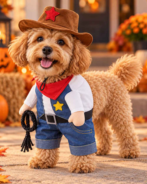 Disfraz De Vaquero Para Mascotas Para Halloween