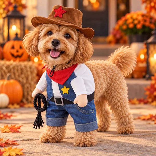 Disfraz De Vaquero Para Mascotas Para Halloween