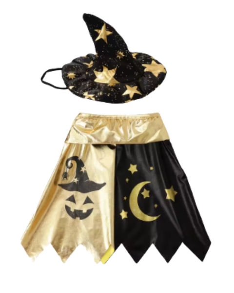 Disfraz De Bruja Para Perro Y Gato Para Halloween - Moxy Pet Box