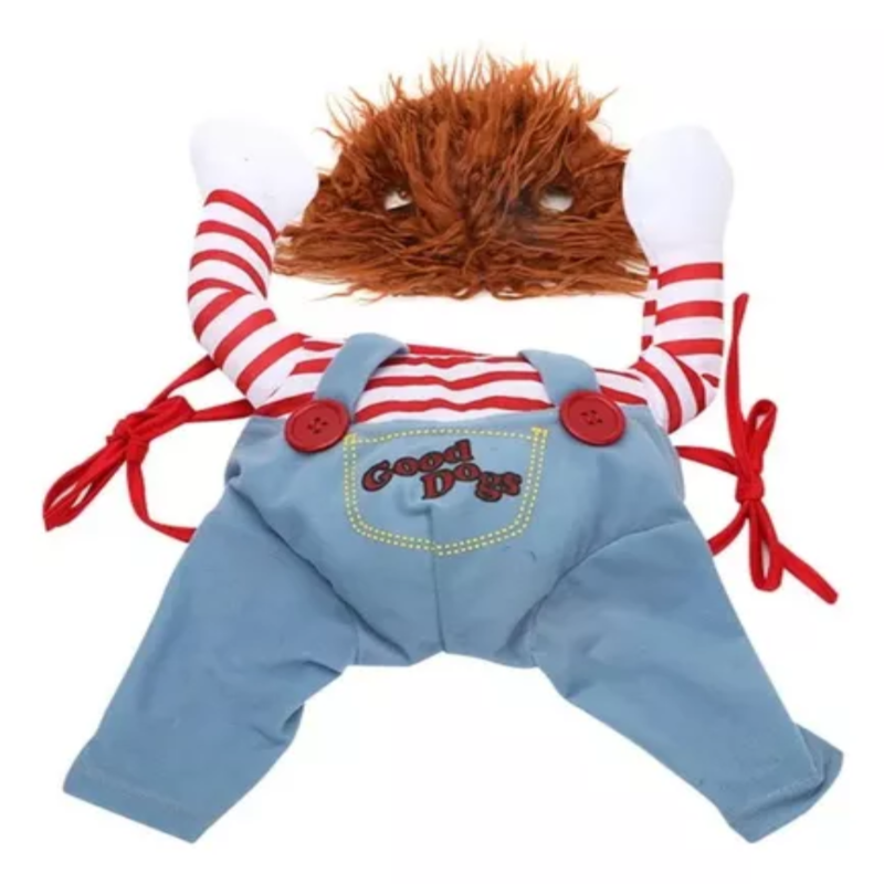 Disfraz De Chucky Para Mascotas - Moxy Pet Box