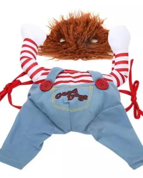 Disfraz De Chucky Para Mascotas - Moxy Pet Box
