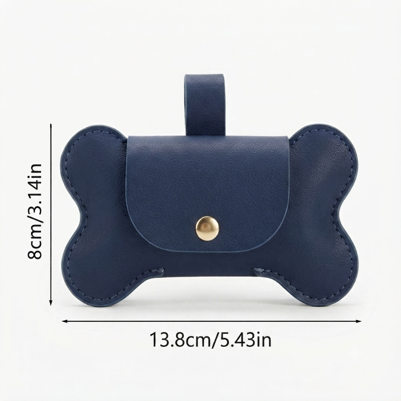 Dispensador de Bolsas En Cuerina Para Perros