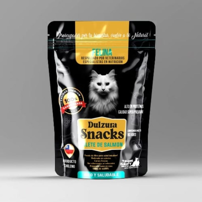 Dulzura Snack De Filete De Salmón Gatos - Moxy Pet Box